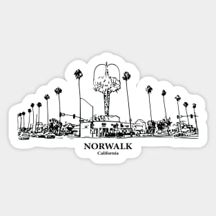 Norwalk - California Sticker